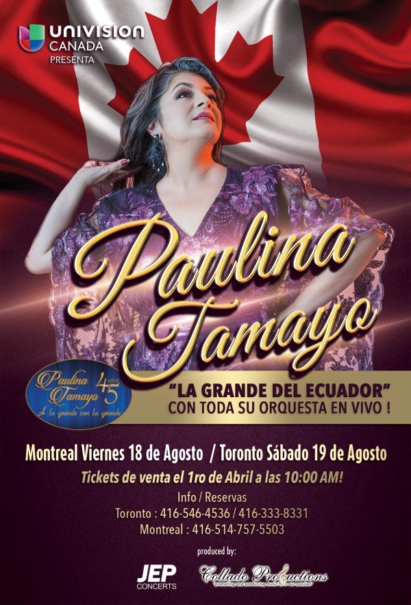 Univisión y Paulina Tamayo presentan la Gira A Lo Grande Con La Grande