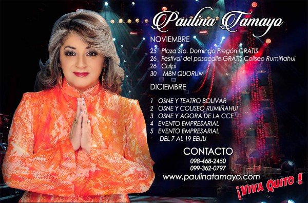 La Agenda Oficial de las Fiestas de Quito 2016 es A Lo Grande!