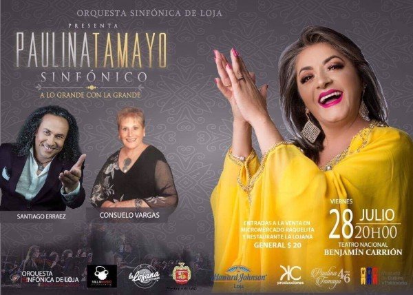 Paulina Tamayo Sinfónico - LOJA