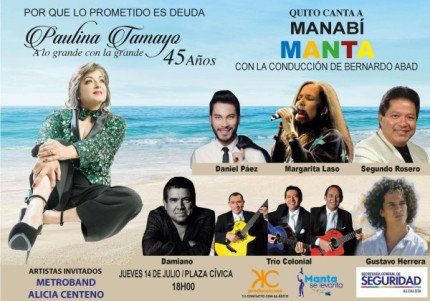 A Lo Grande Con La Grande 45 Años Llega a Manta