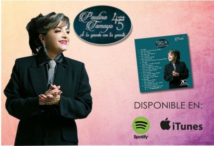 Spotify, iTunes y todas las plataformas digitales ya suenan al ritmo de Paulina Tamayo.